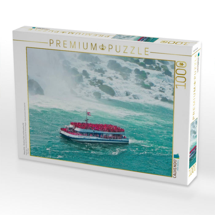 Niagarafälle - American Falls und Horseshoe Fall - CALVENDO Foto-Puzzle'