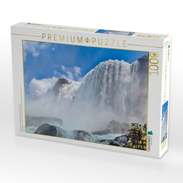 Niagarafälle - American Falls und Horseshoe Fall - CALVENDO Foto-Puzzle'
