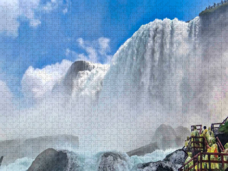 Niagarafälle - American Falls und Horseshoe Fall - CALVENDO Foto-Puzzle'