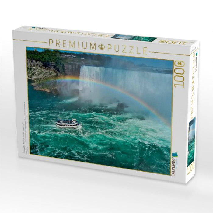 Niagarafälle - American Falls und Horseshoe Fall - CALVENDO Foto-Puzzle'