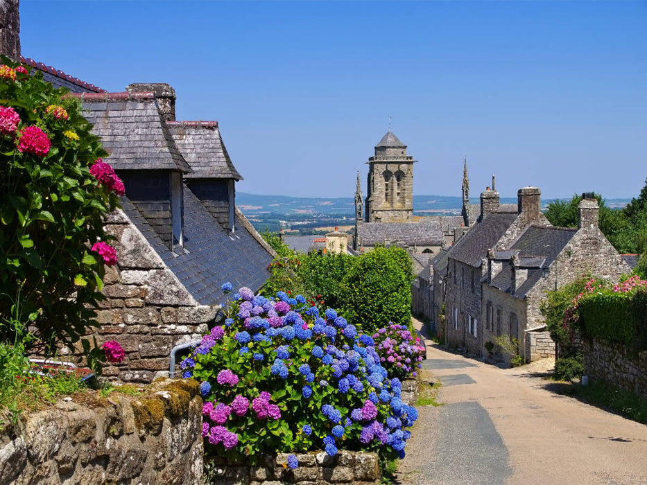 Rue Saint-Maurice in Locronan - CALVENDO Foto-Puzzle'