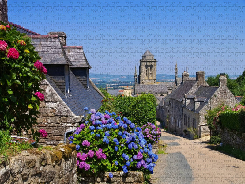 Rue Saint-Maurice in Locronan - CALVENDO Foto-Puzzle'