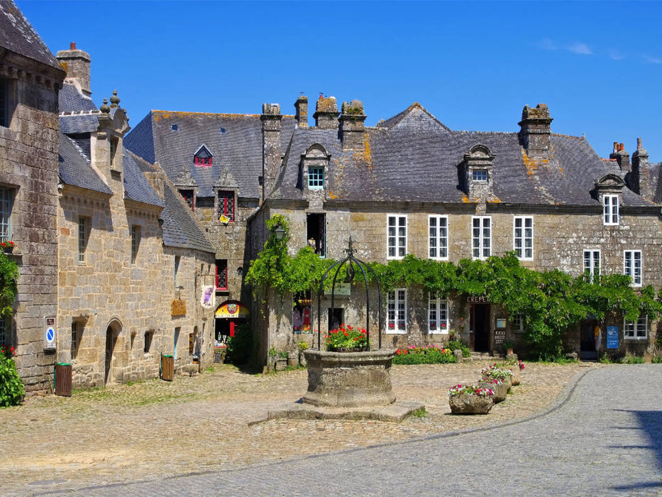 Place de l'Église in Locronan - CALVENDO Foto-Puzzle'