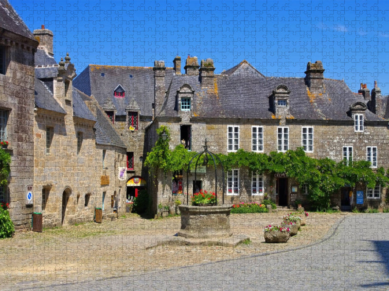 Place de l'Église in Locronan - CALVENDO Foto-Puzzle'