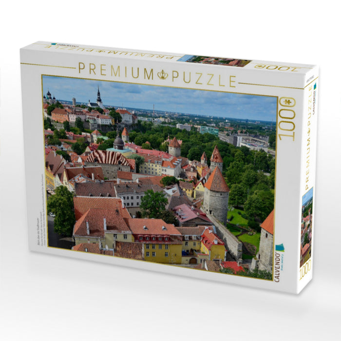 Blick über die Stadtmauer - CALVENDO Foto-Puzzle'