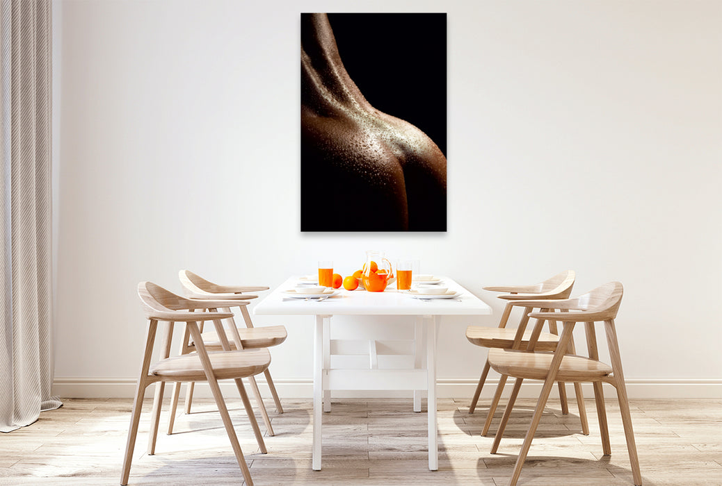 Premium Textil-Leinwand Premium Textil-Leinwand 80 cm x 120 cm  hoch 18:00 Happy~Hour