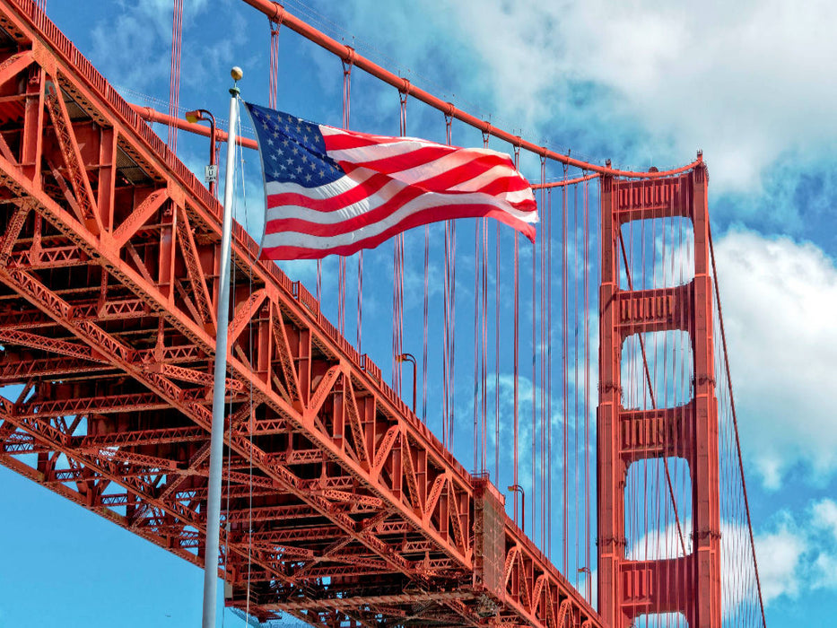 Golden Gate Bridge - Synonym für San Francisco - CALVENDO Foto-Puzzle'