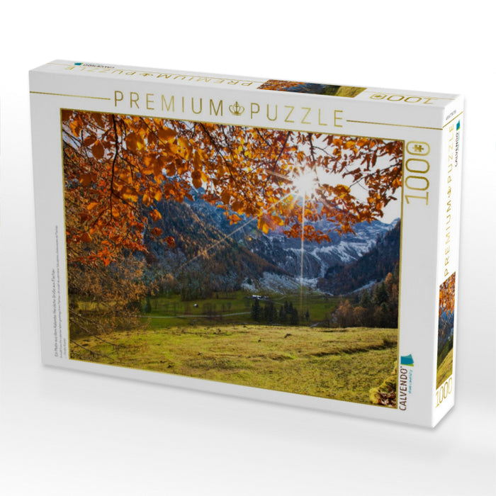 Ein Motiv aus dem Kalender Herzliche Grüße aus Flachau - CALVENDO Foto-Puzzle'