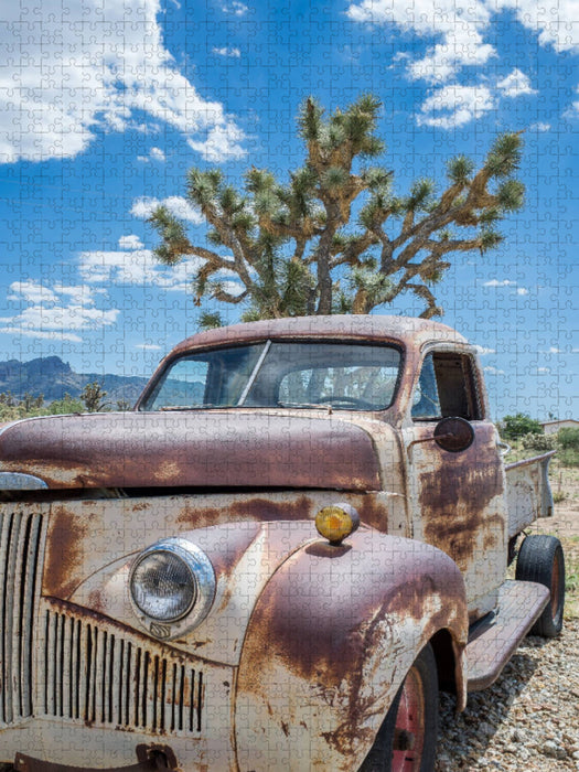 Vintage Pick up Oldtimer in Amerika - CALVENDO Foto-Puzzle'