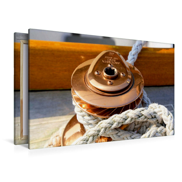 Premium Textil-Leinwand Winsch aus Kupfer