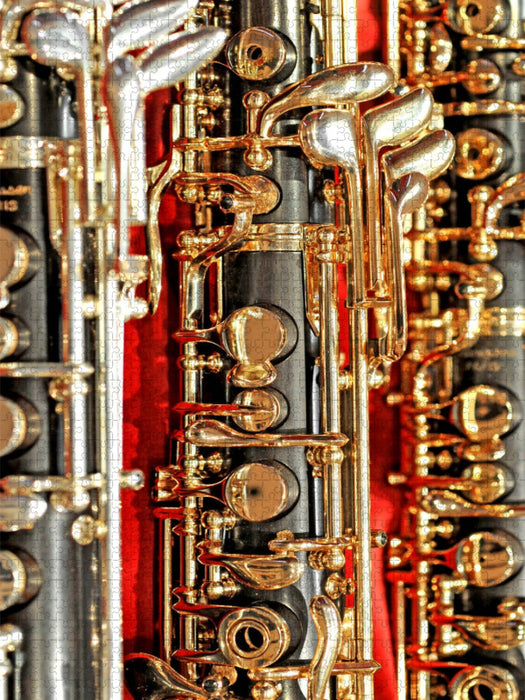 Ein Bild des Zeitplan seiner Oboe - CALVENDO Foto-Puzzle'