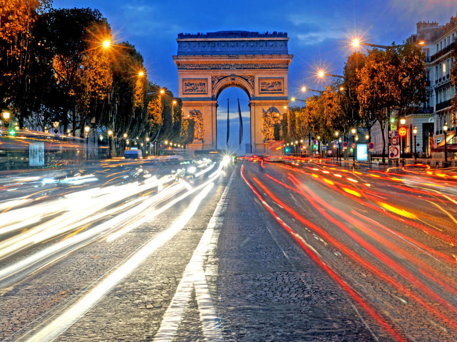 Die Champs-Elysées, Paris - CALVENDO Foto-Puzzle'