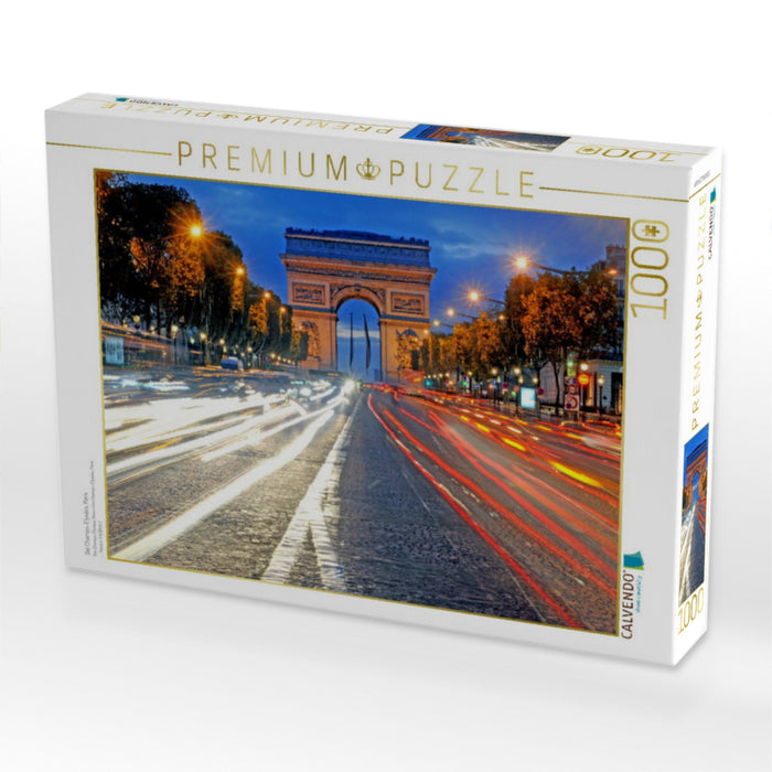 Die Champs-Elysées, Paris - CALVENDO Foto-Puzzle'