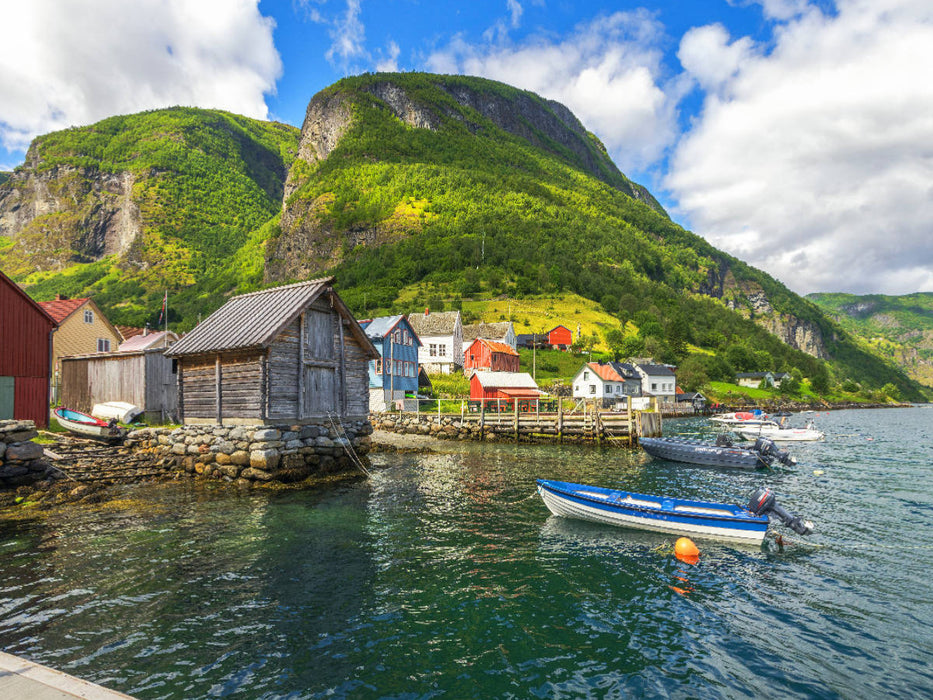 Undredal am Aurlandsfjord - CALVENDO Foto-Puzzle'