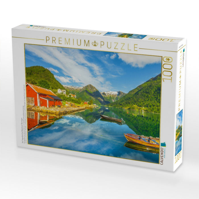 Der Sognefjord bei Balestrand, Norwegen - CALVENDO Foto-Puzzle'
