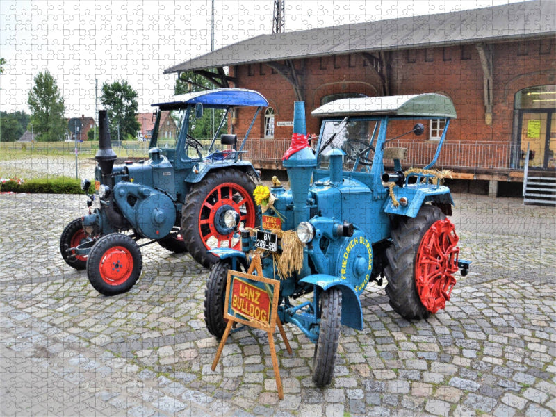 2 LANZ BULLDOG - D3506 A - CALVENDO Foto-Puzzle'