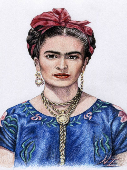 Hommage an Frida Kahlo 2000 Teile Puzzle hoch - CALVENDO Foto-Puzzle'
