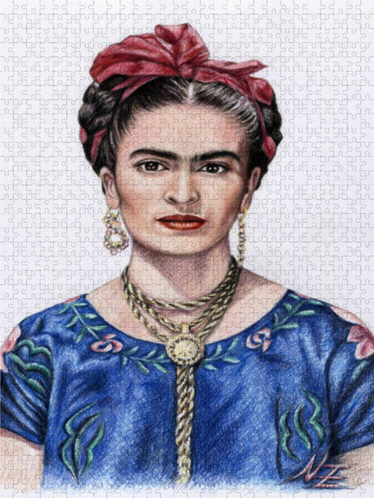 Hommage an Frida Kahlo 2000 Teile Puzzle hoch - CALVENDO Foto-Puzzle'