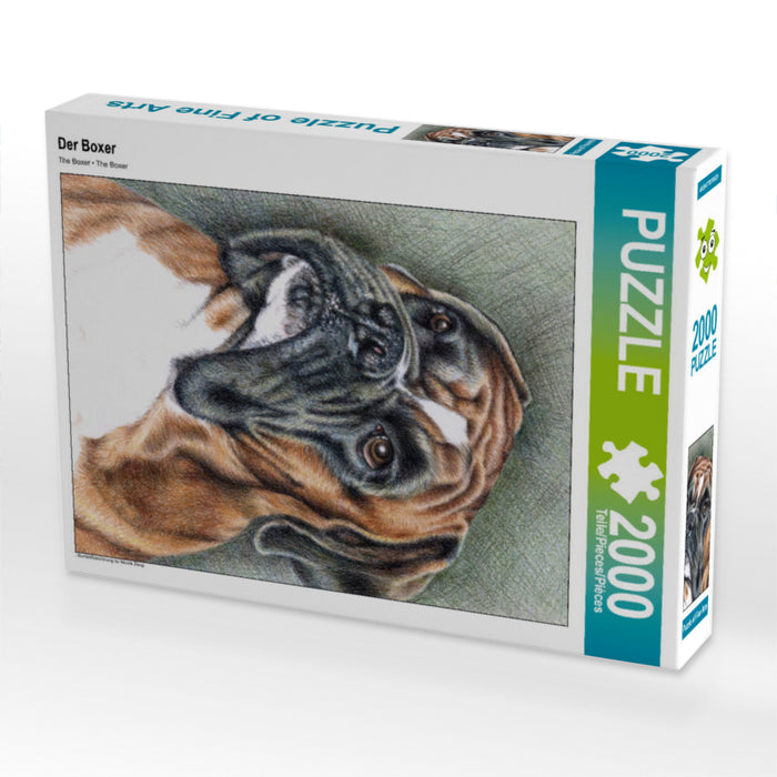 Der Boxer 2000 Teile Puzzle hoch - CALVENDO Foto-Puzzle'