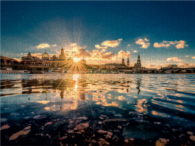 Ein Motiv aus dem Kalender Barockperle Dresden 1000 Teile Puzzle quer - CALVENDO Foto-Puzzle'