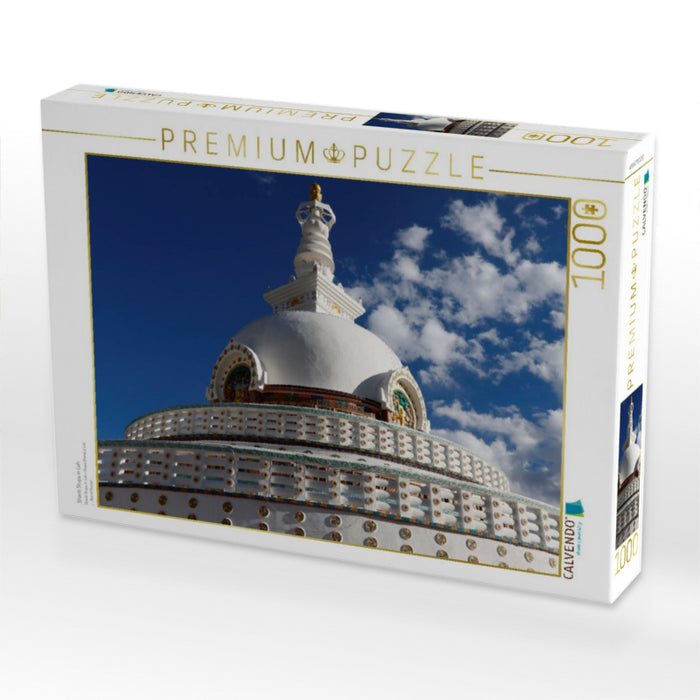 Shanti Stupa in Leh - CALVENDO Foto-Puzzle'