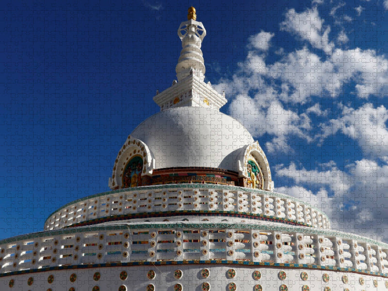 Shanti Stupa in Leh - CALVENDO Foto-Puzzle'