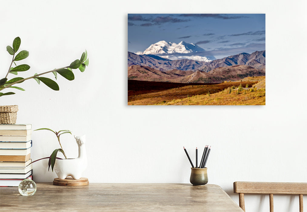 Premium Textil-Leinwand Premium Textil-Leinwand 120 cm x 80 cm quer Denali (ehem. Mount McKinley)