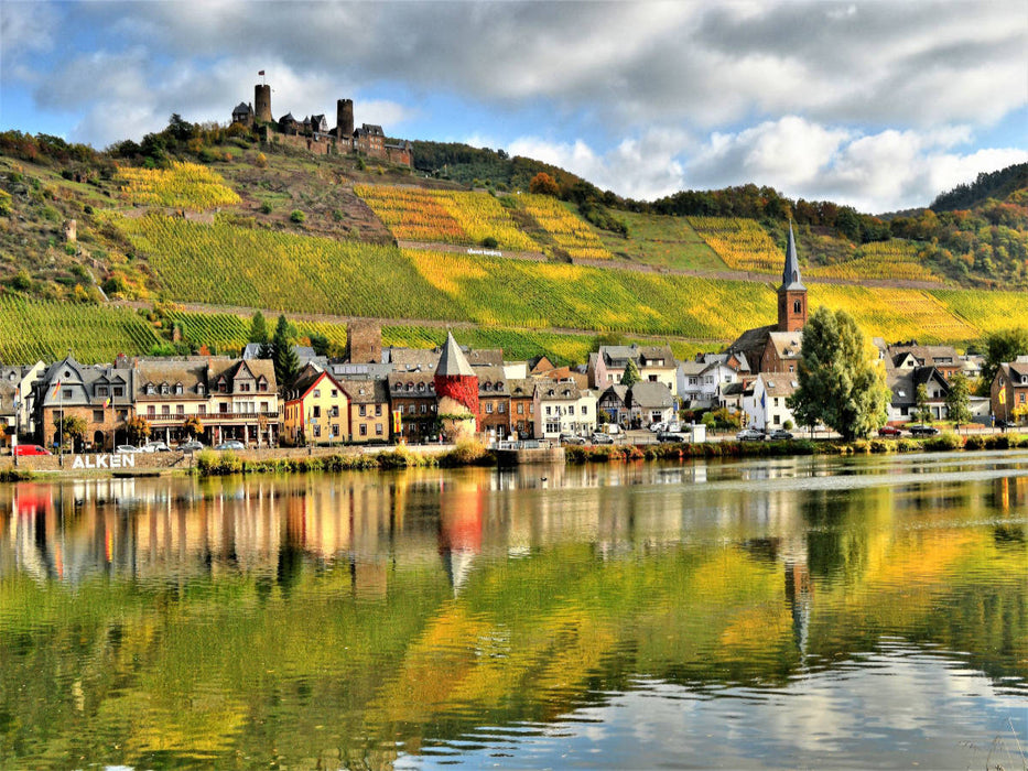 Alken mit der Burg Thurant - CALVENDO Foto-Puzzle'
