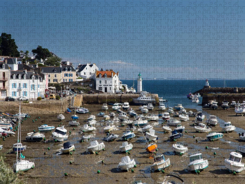 Hafen von Sauzon - CALVENDO Foto-Puzzle'