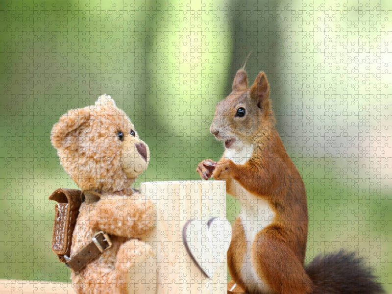 Ein Motiv aus dem Kalender Eichhörnchen erobern unsere Herzen - CALVENDO Foto-Puzzle'