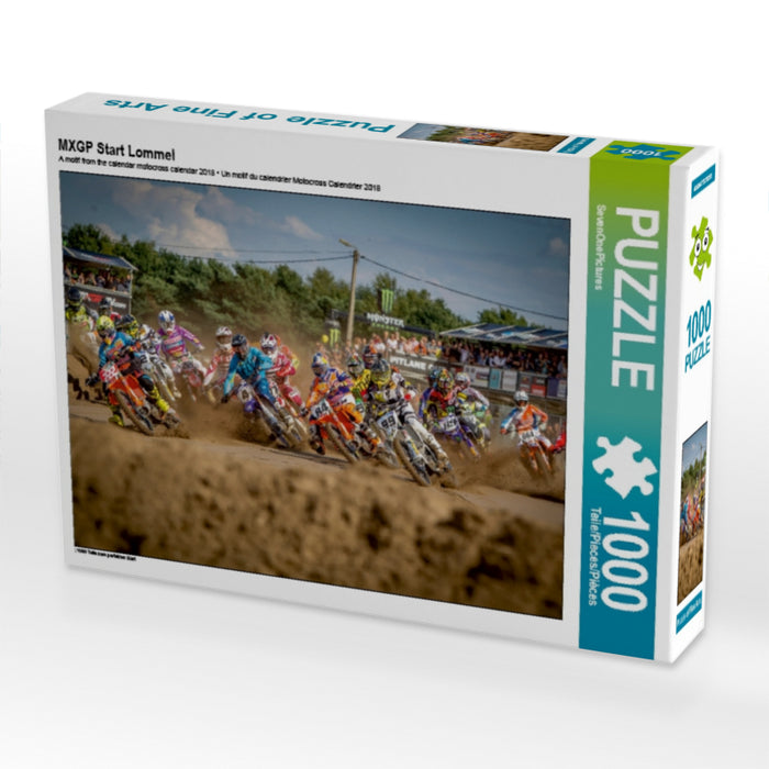 MXGP Start Lommel 1000 Teile Puzzle quer - CALVENDO Foto-Puzzle'