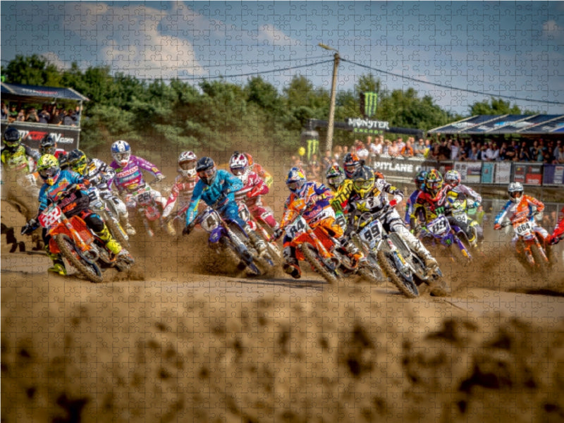 MXGP Start Lommel 1000 Teile Puzzle quer - CALVENDO Foto-Puzzle'