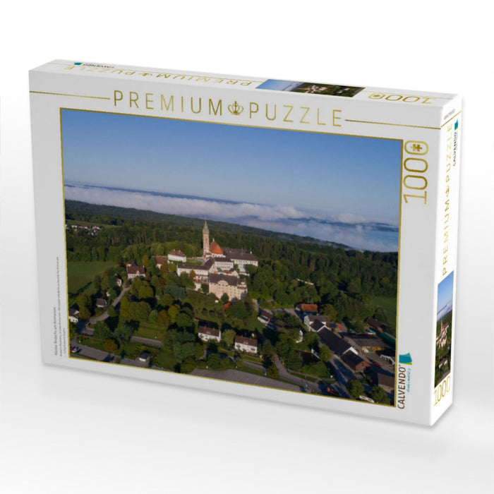 Kloster Andechs am Ammersee - CALVENDO Foto-Puzzle'