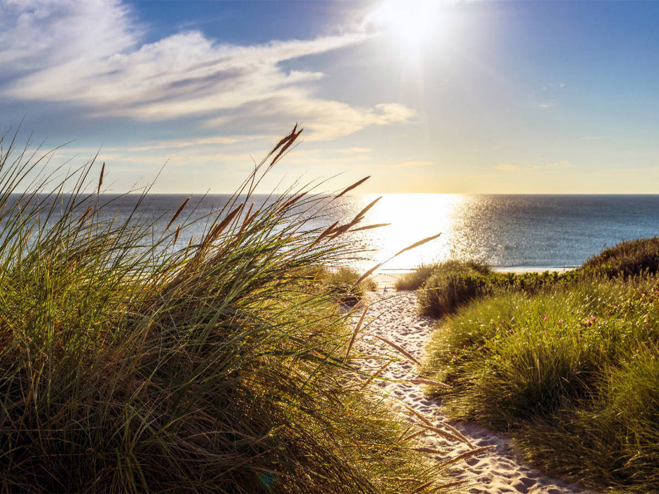 Strandzugang zur Nordsee am Weststrand von Sylt - CALVENDO Foto-Puzzle'