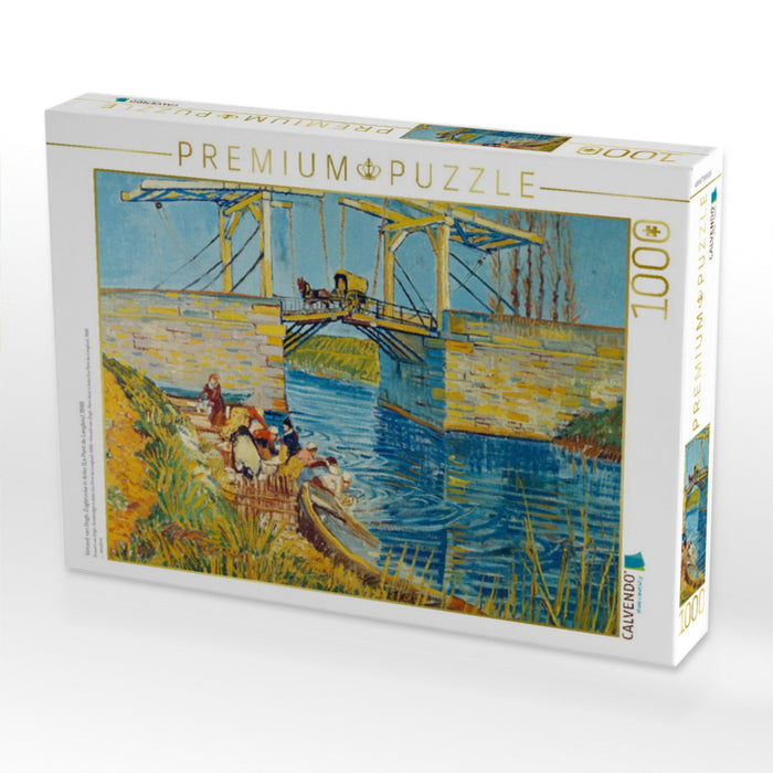 Vincent van Gogh. Zugbrücke in Arles (Le Pont de Langlois), 1888 - CALVENDO Foto-Puzzle'