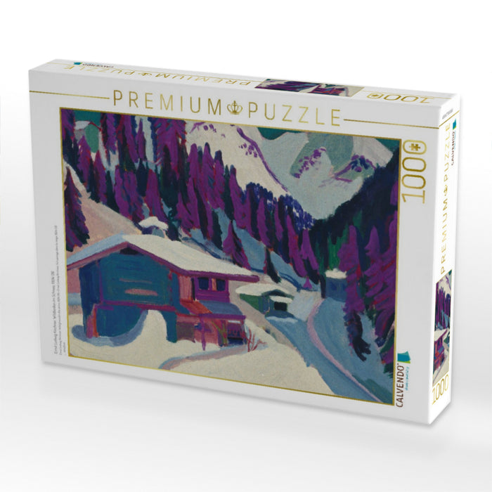 Ernst Ludwig Kirchner. Wildboden im Schnee, 1924/26 - CALVENDO Foto-Puzzle'
