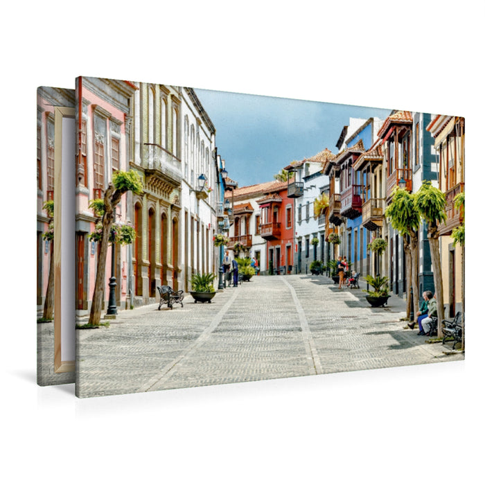 Premium Textil-Leinwand Gran Canaria - Kanarische Impressionen