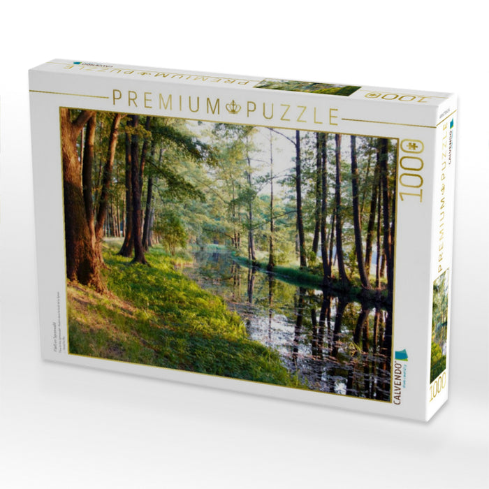 Fließ im Spreewald - CALVENDO Foto-Puzzle'