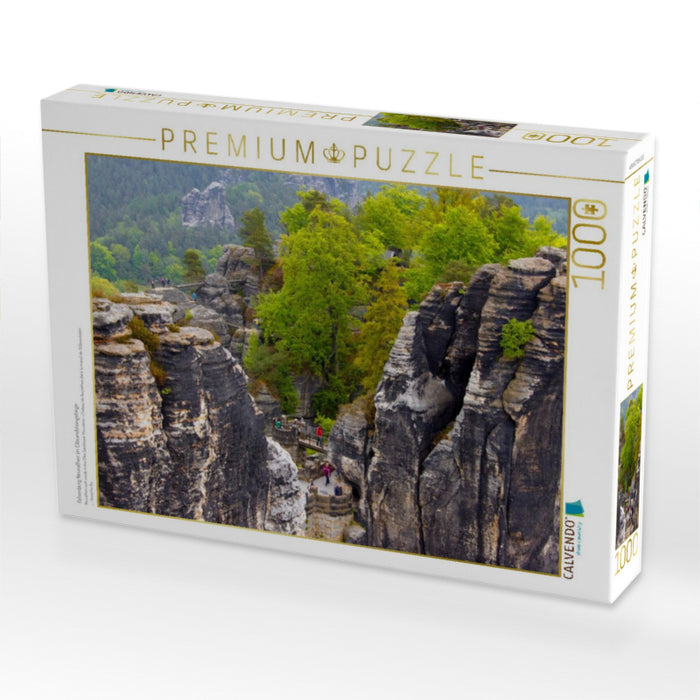 Felsenburg Neurathen im Elbsandsteingebirge - CALVENDO Foto-Puzzle'