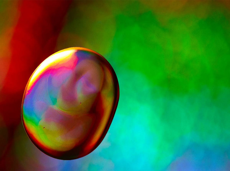 Farbrausch mit Öl und Wasser - CALVENDO Foto-Puzzle'