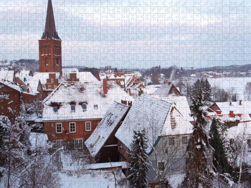Plön im Schnee - CALVENDO Foto-Puzzle'