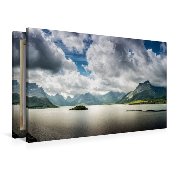Premium Textil-Leinwand Lofoten