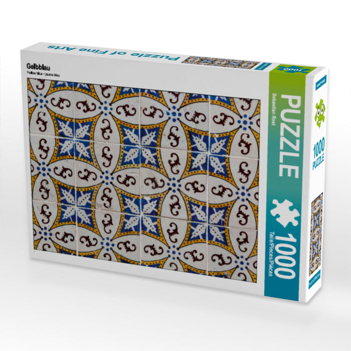 Gelbblau 1000 Teile Puzzle quer - CALVENDO Foto-Puzzle'