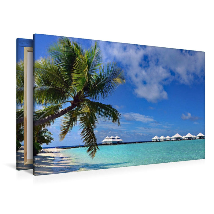 Premium Textil-Leinwand Paradies