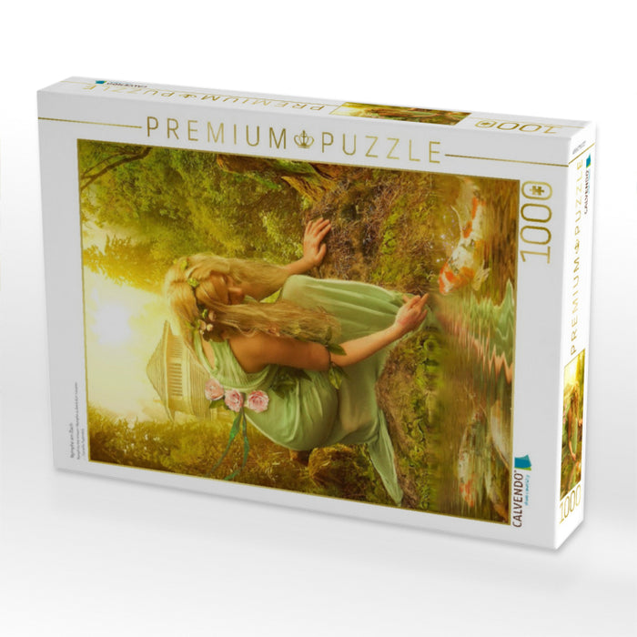 Nymphe am Bach - CALVENDO Foto-Puzzle'