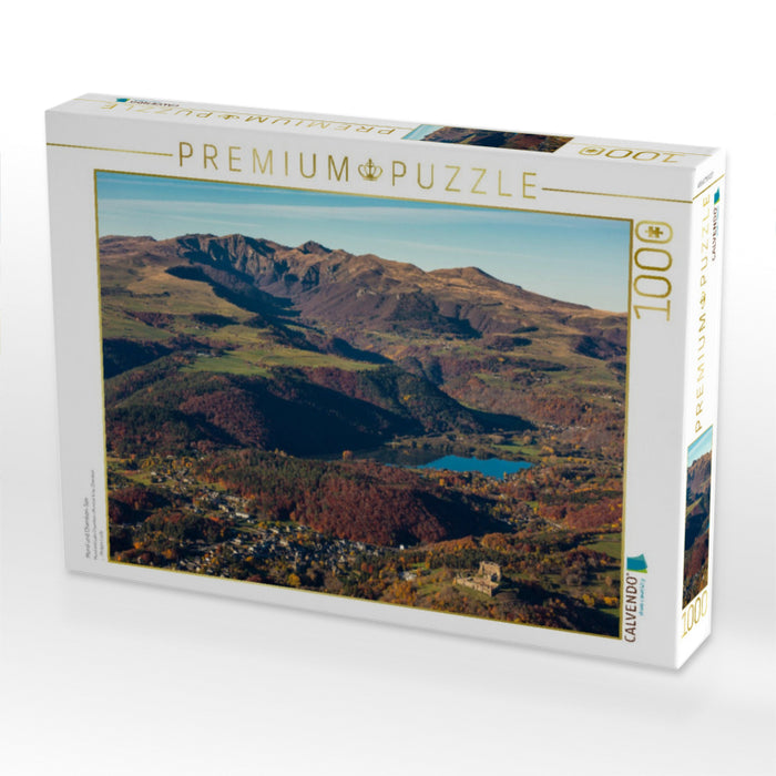 Murol und Chambon-See - CALVENDO Foto-Puzzle'