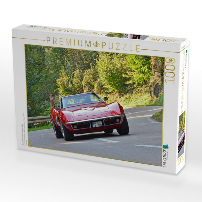 Chevrolet Corvette Stingray - 1969 - CALVENDO Foto-Puzzle'