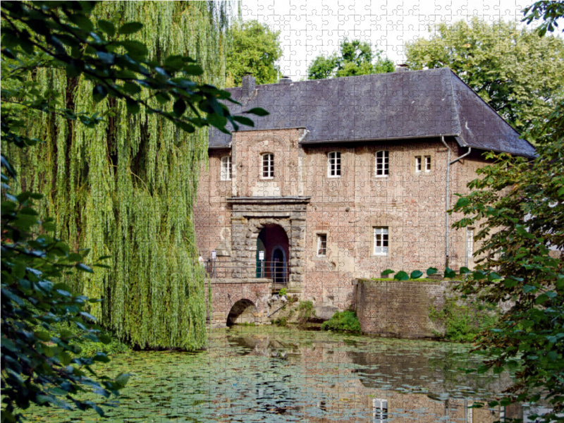 Schloss Rheydt 2000 Teile Puzzle quer - CALVENDO Foto-Puzzle'