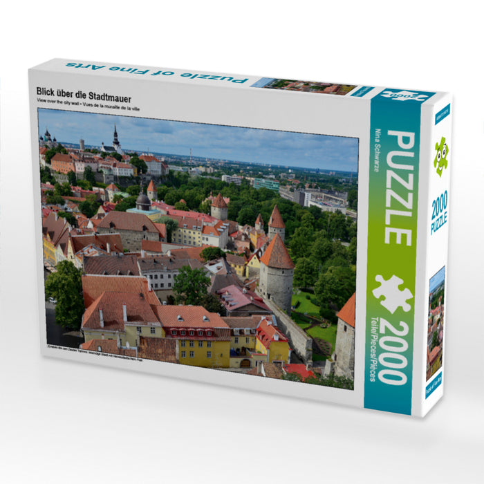 View over the city wall - CALVENDO photo puzzle 