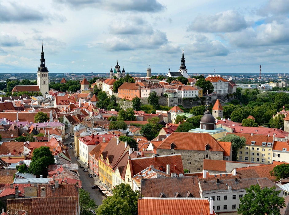 Blick über die Altstadt 2000 Teile Puzzle quer - CALVENDO Foto-Puzzle'